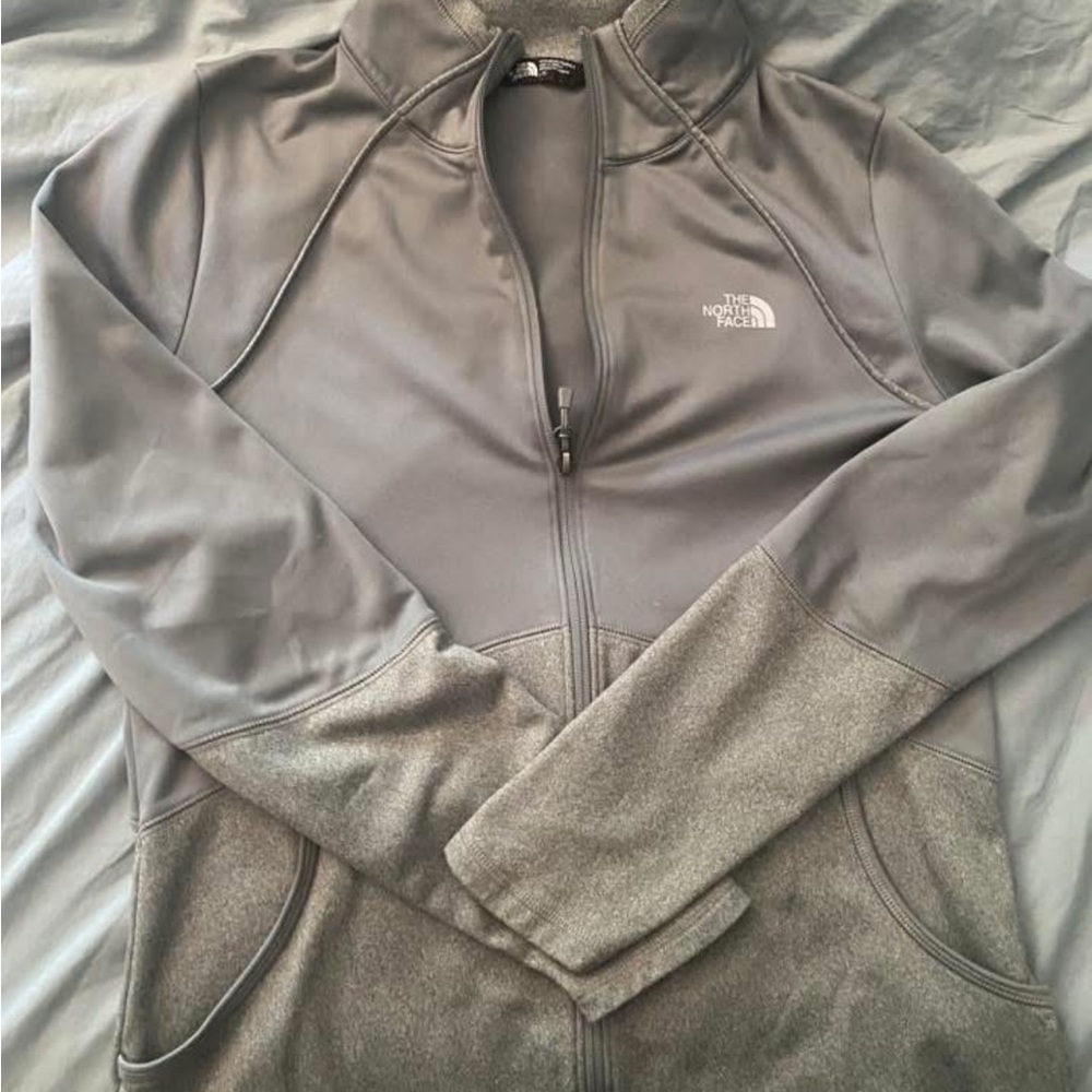 The North Face Charcoal Zip-Up Jacket